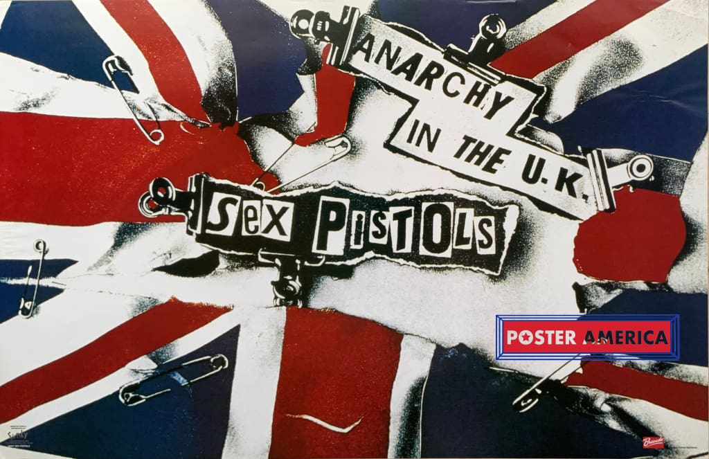 Anarchy in the U.K. Sex Pistols Music Poster 22 x 34 – PosterAmerica