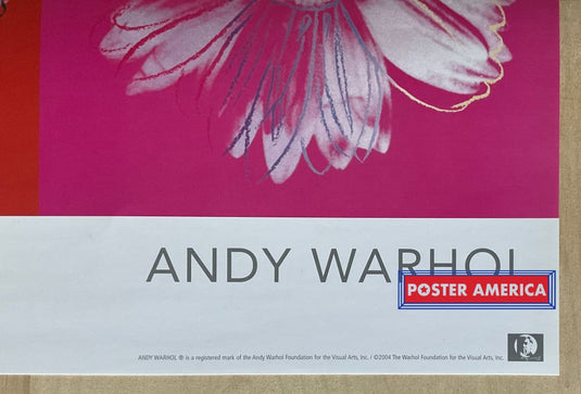 Andy Warhol Sunflower Pop Art Slim Print 12 X 36