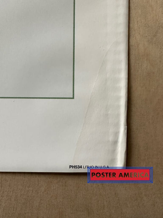 Anne Geddes Babies In Cabbage Art Vintage 1993 Poster 18 X 24 Vintage Poster