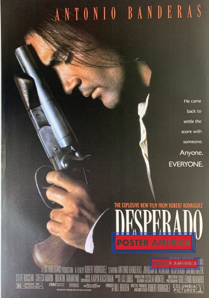 Antonio Banderas Vintage Desperado Movie Poster 23.5 x 34 – PosterAmerica