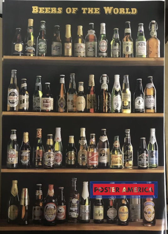 Beers Of The World Vintage 1993 Swiss Import Poster 24 X 36 Vintage Poster