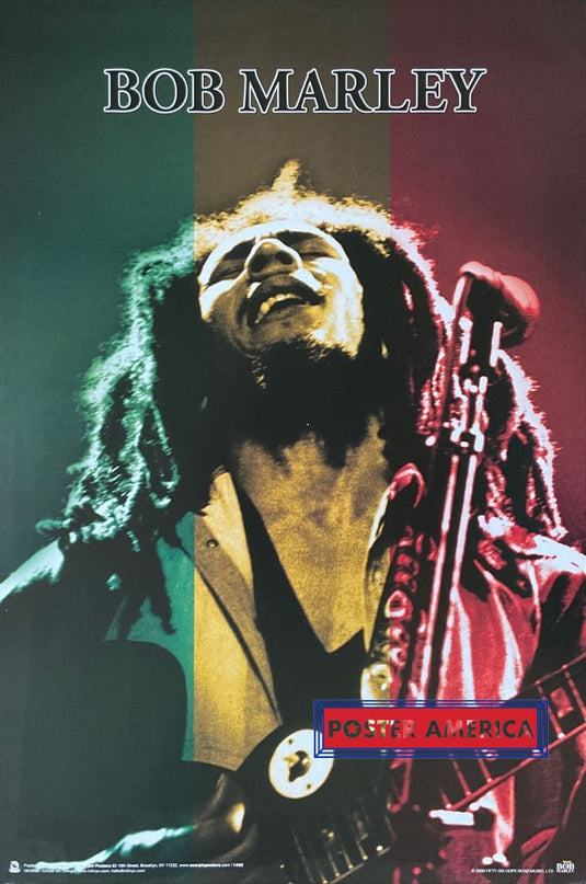 Bob Marley Reggae Colors 2008 Poster 24 X 36