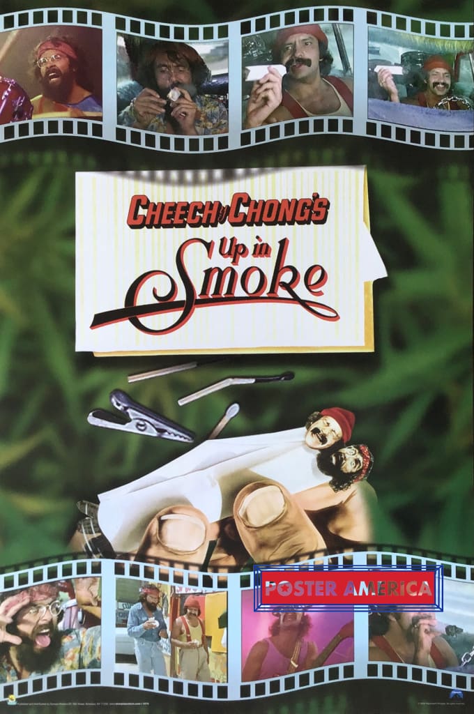 Cheech and Chong's Up in Smoke Scene Collage Poster 24 x 36