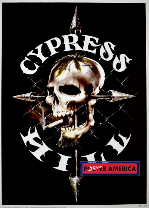 Cypress Hill Skull & Joint Poster 24 X 33