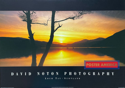 David Noton Photography Loch Tay Scotland Poster 24 X 34