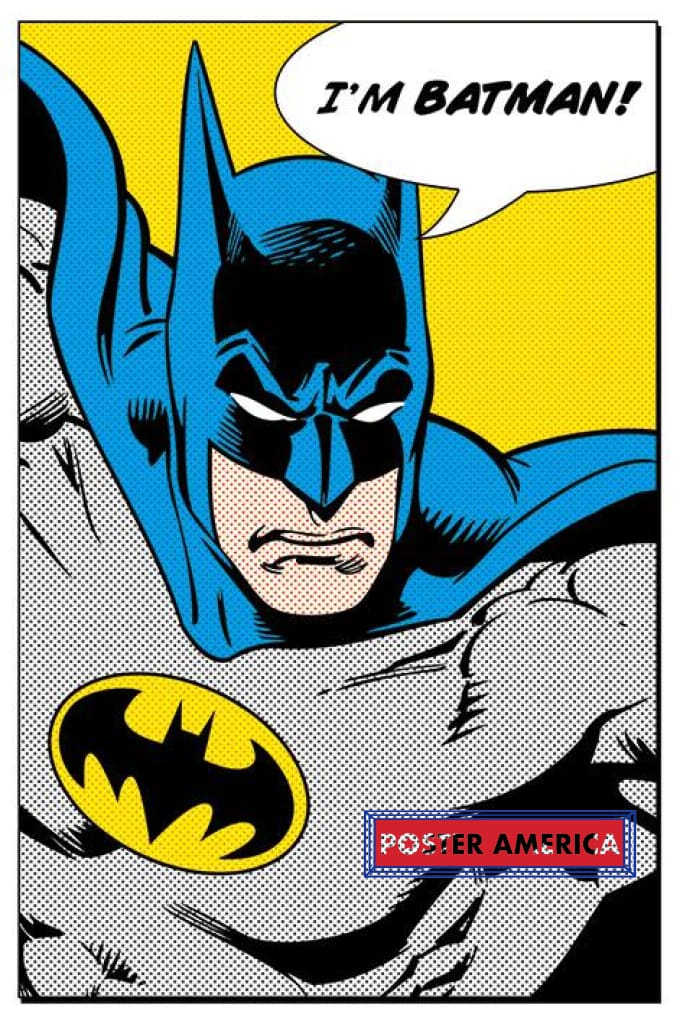 DC Comics I'm Batman Comic Style Poster 24 X 36 – PosterAmerica