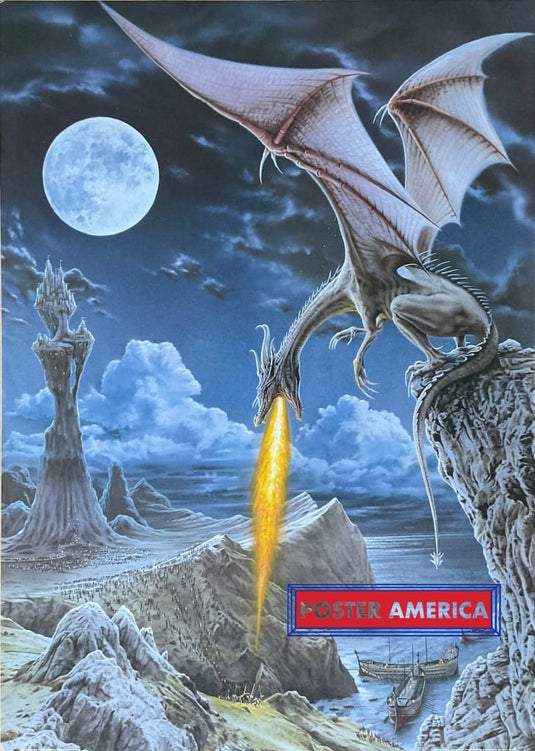 Dragon Spit By Robert Koni Vintage 1993 Poster 27 X 39