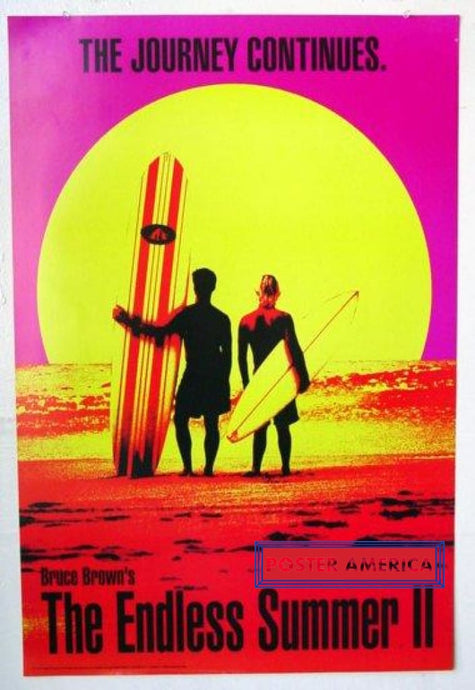 Endless Summer Ii Rare 1993 Vintage Movie Poster 24 X 36