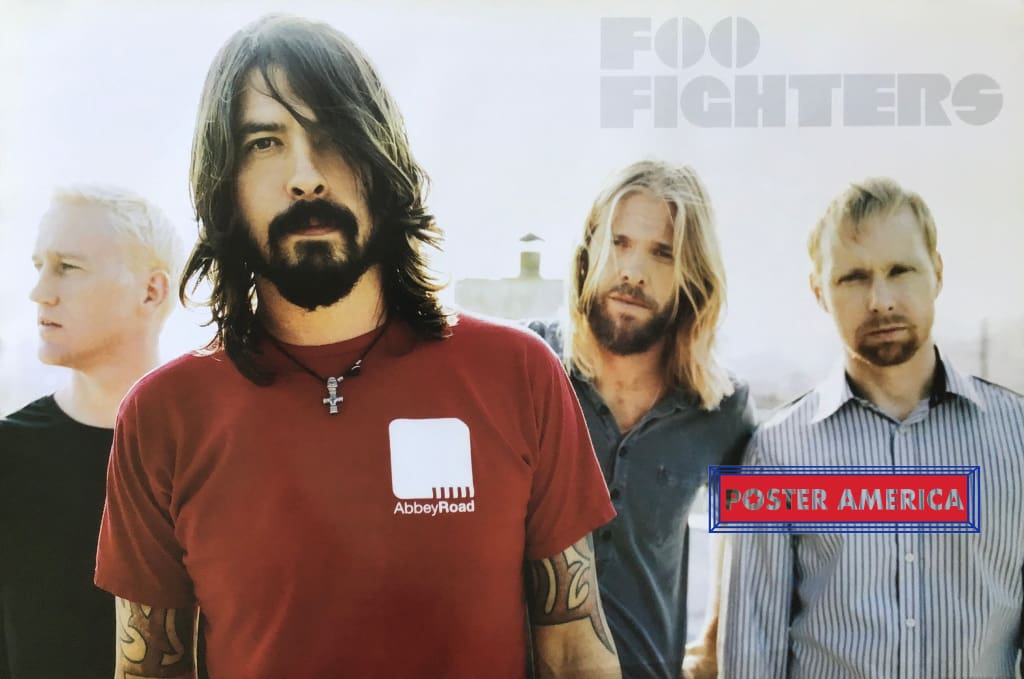 The Bands Foo Fighters - Targa In Metallo Vintage 30x20 Cm - Cartello Da Parete In Ferro Con Fori Preforati - Decorazione Per Pub, Cameretta, Sala Giochi, Regalo Per Fan
