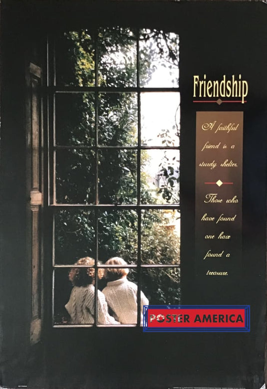Friendship Vintage Quote Poster 24 X 35