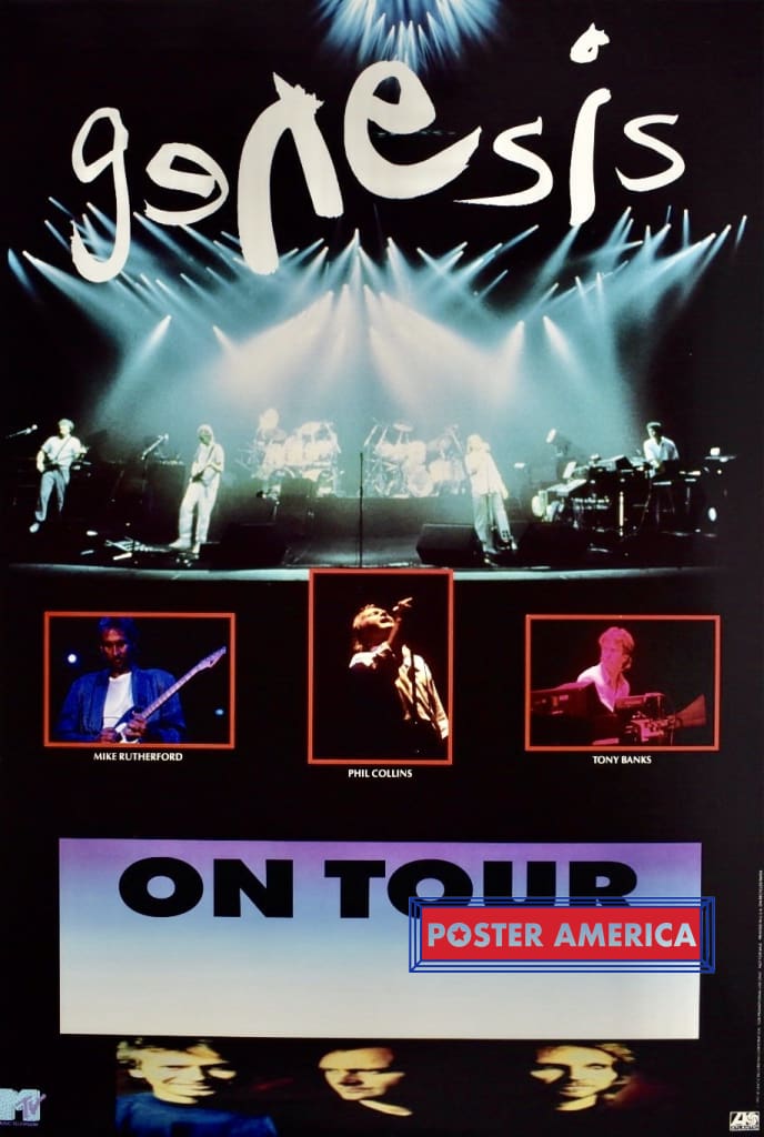 Genesis on Tour Original Promo Poster 23 X 35 PosterAmerica