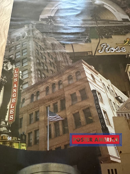 Hollywood Scenic Collage Poster 24 X 36