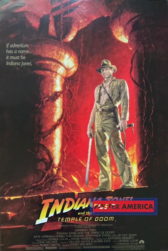 Indiana Jones and Temple of Doom - Movie Poster - US Version #2