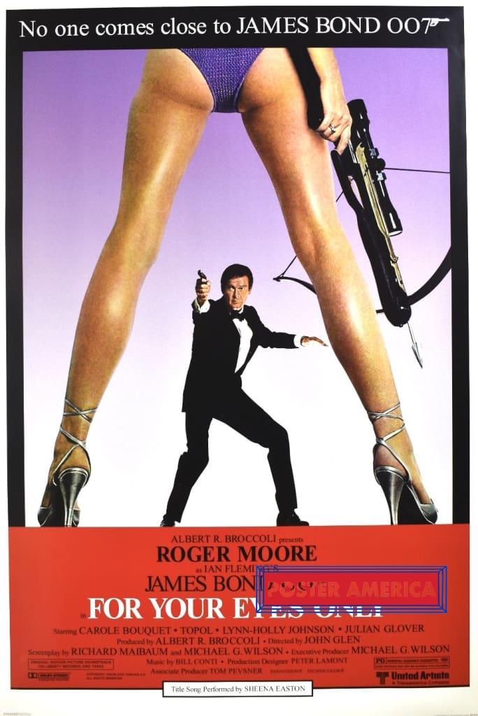 James Bond 007 For Your Eyes Only Roger Moore Repro Movie