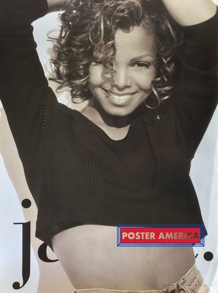 Janet Jackson “Janet” Album Cover Vintage Reproduction