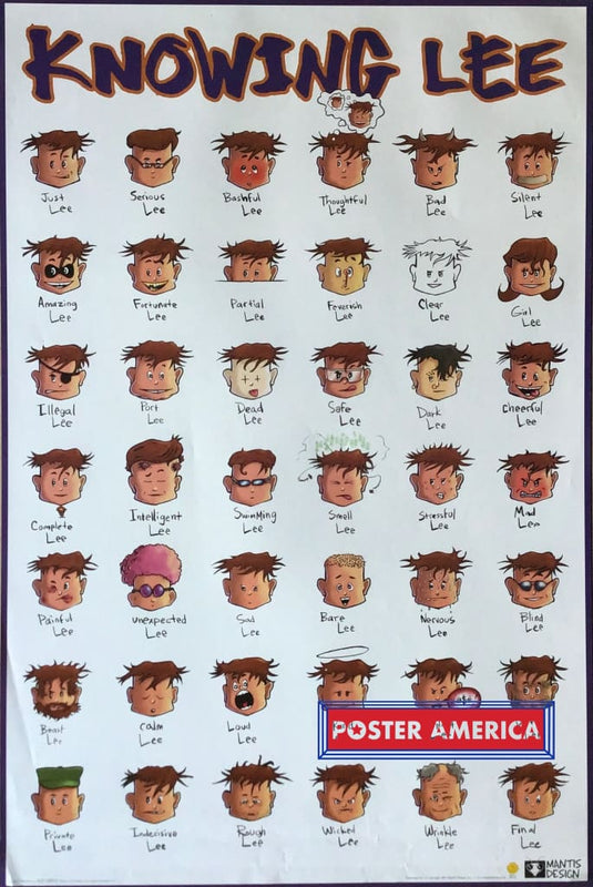 Knowing Lee Novelty Poster 24 X 36