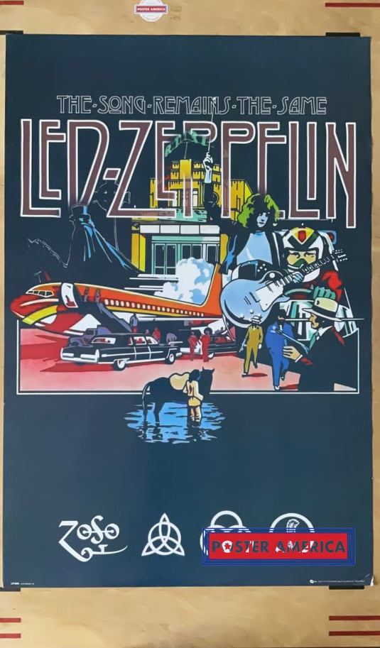 Led Zeppelin The Song Remains The Same Poster 24 X 36 Posters Prints & Visual Artwork