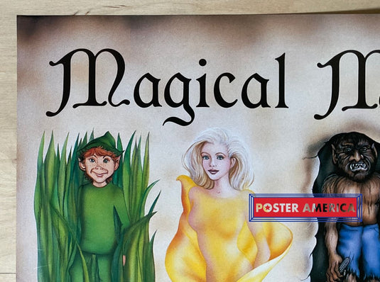 Magical Mythical Beasts Vintage Fantasy Poster 21.5 X 34