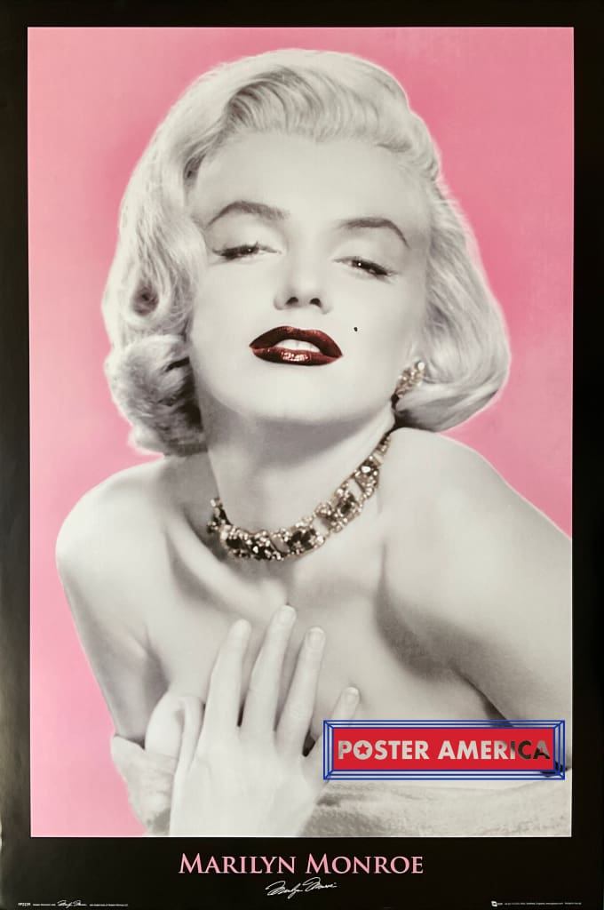 Marilyn Monroe Red Lipstick Personality Poster 24 x 36 – PosterAmerica