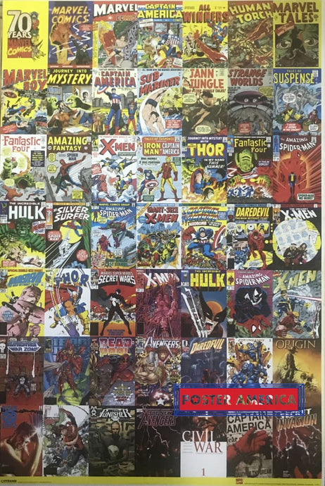 Marvel Comics Collage Poster 24 X 36