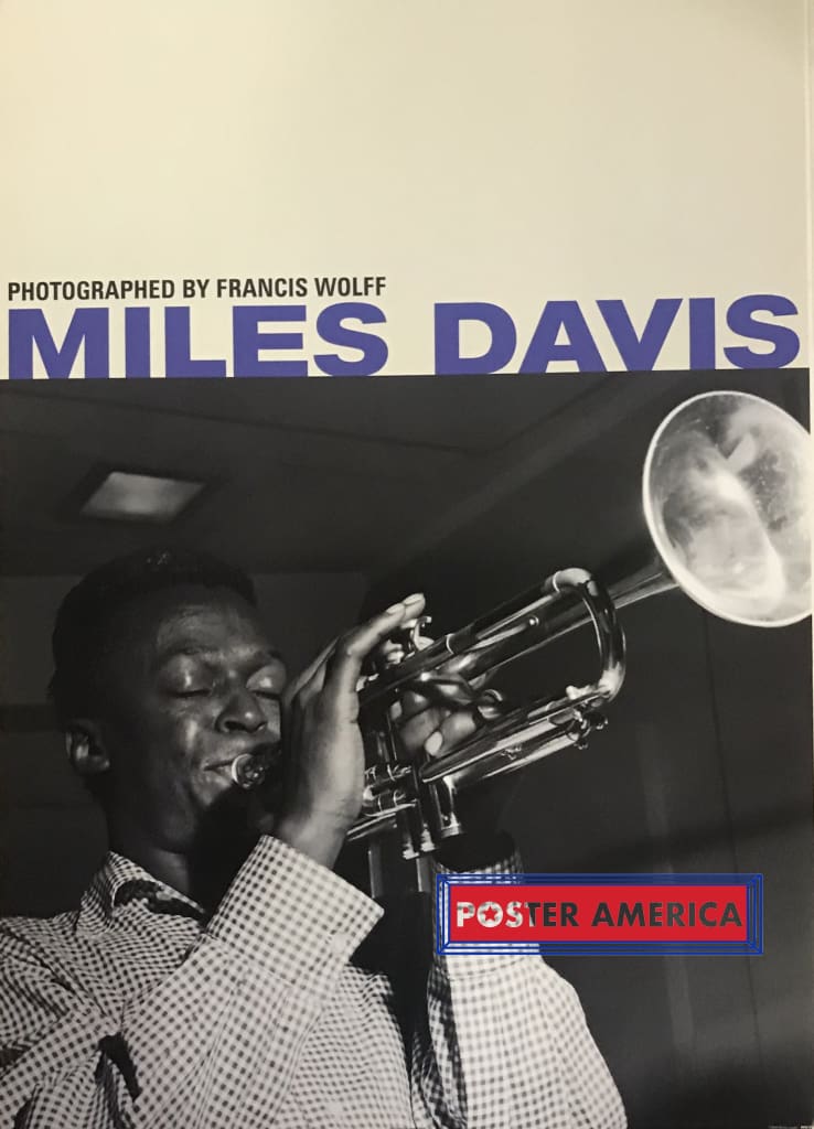 Miles Davis By Francis Wolff UK Import Vintage Poster 24 X