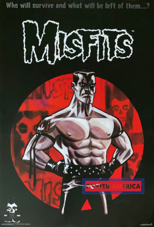 Misfits Who Will Survive The Face Of Fears For 25 Years Promo Poster 24 X 36 Vintage Poster