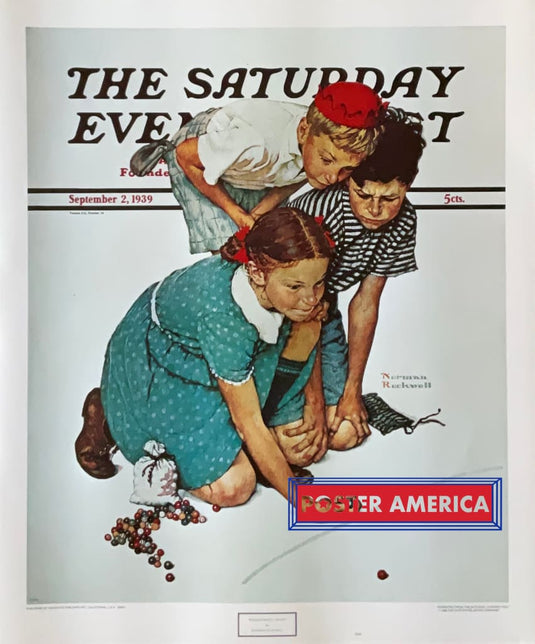 Norman Rockwell Neighborhood Champ Vintage Art Print 22.5 X 27 Posters Prints & Visual Artwork
