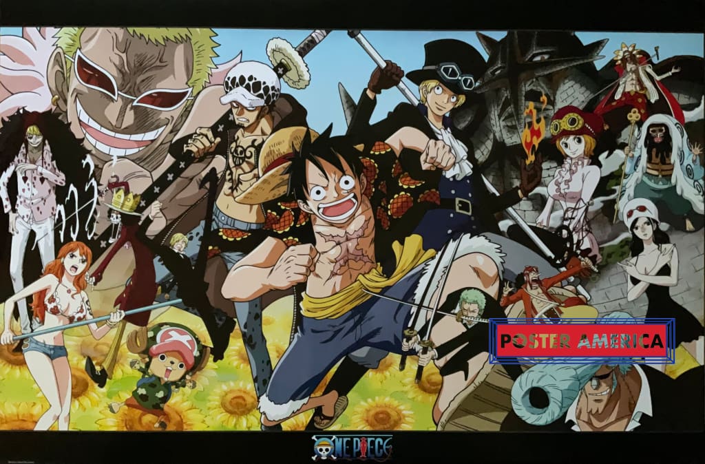 One Piece Anime Character Collection Poster 24 x 36 – PosterAmerica