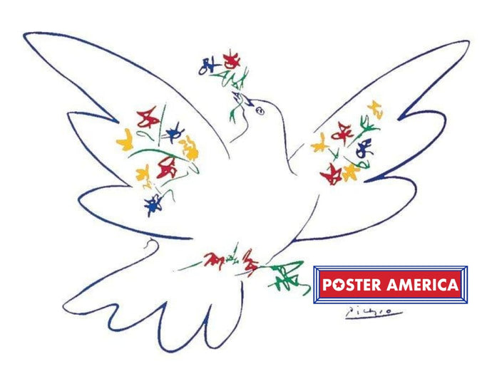 Pablo Picasso Dove Of Peace Poster 22 X 28