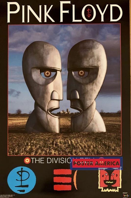 Pink Floyd The Division Bell Vintage Reproduction Album Poster 22.5 X 34 1994 Cover