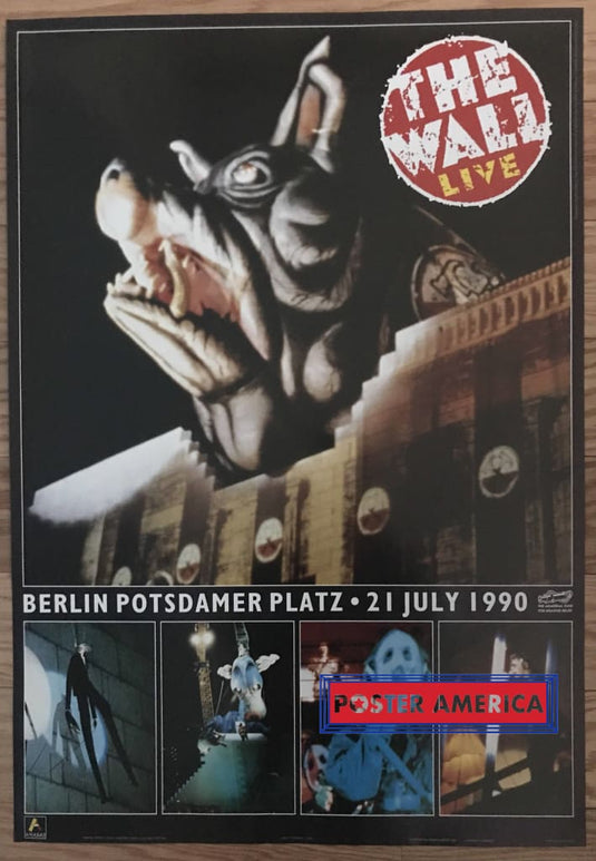 Pink Floyd The Wall Live Germany 1990 Reproduction Promo Poster 25 X 35 Vintage Poster