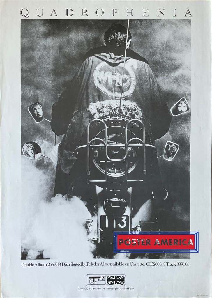 Quadrophenia Double The Who Album Original Polydor 1973 UK Poster
