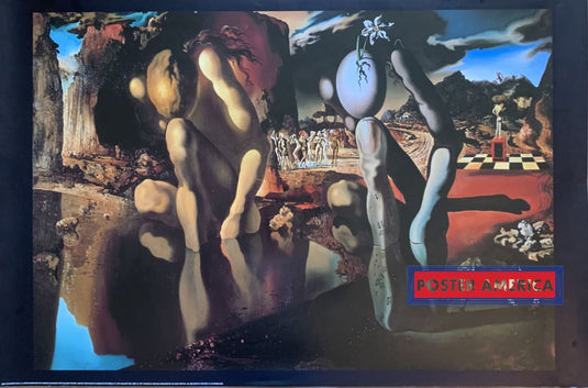 Salvador Dali Metamorphosis Of Narcissus Poster 24 X 36 Vintage Poster