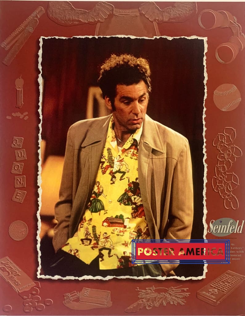 Seinfeld Episode 46 Kramer The Cheever Letters 1995 Vintage Poster 22