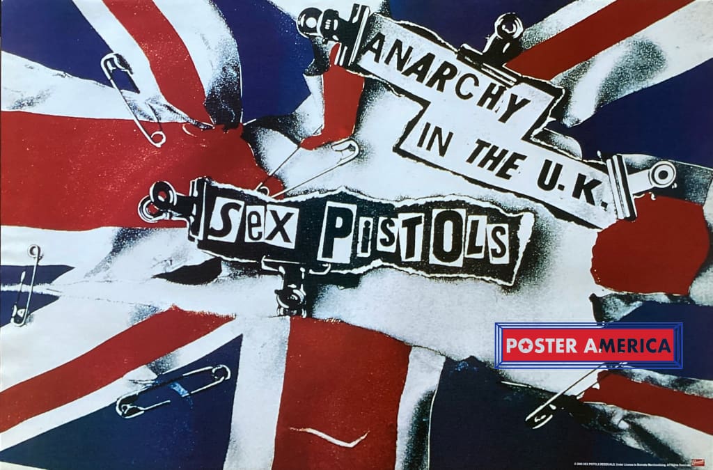 Sex Pistols Anarchy In The U.K. 2005 Poster 24 x 36 – PosterAmerica