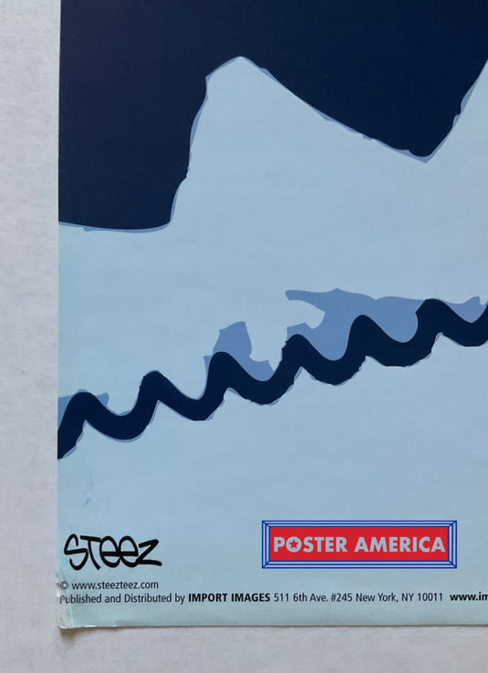 Steez Girl Listening To Music Artwork 24 X 35.5 Poster