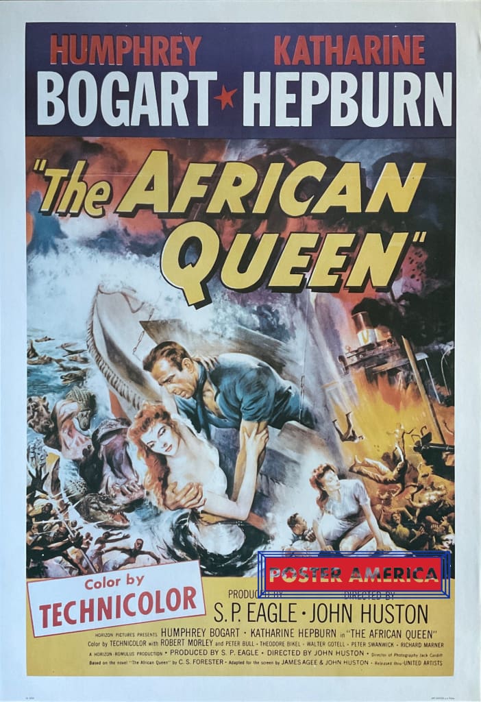 Load image into Gallery viewer, The African Queen One-Sheet Reproduction Movie Poster 26 X 38
