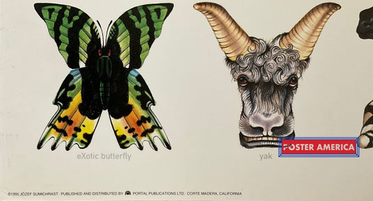 Xxx - The Animal Alphabet Vintage Art Print 12 X 36 Posters Prints & Visual Artwork