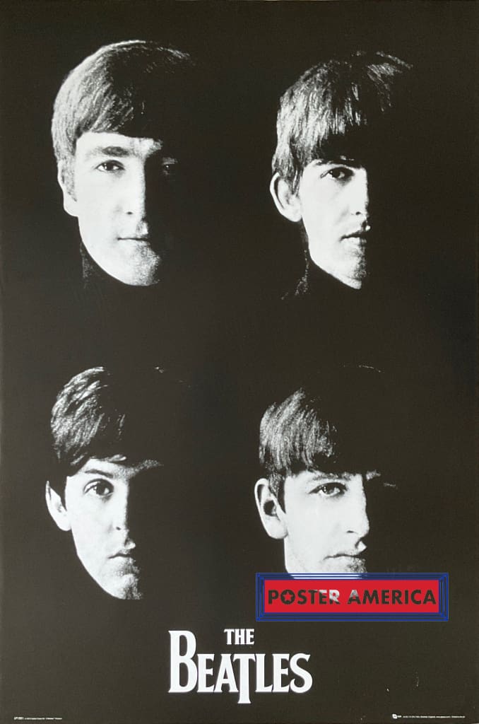 The Beatles Group Shot Black & White Poster 24 X 36 – PosterAmerica