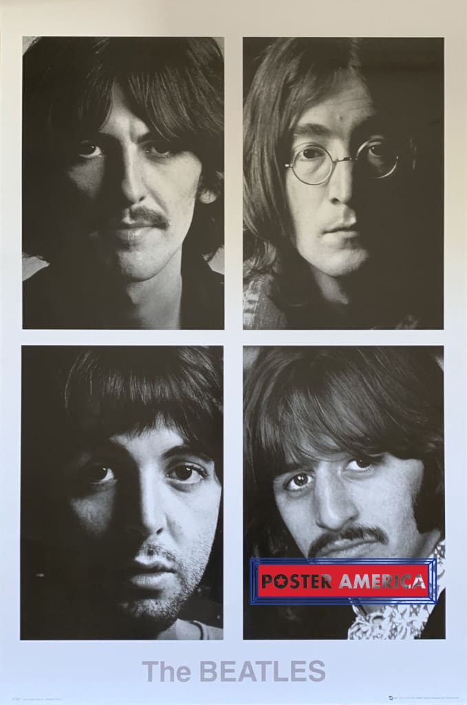 The Beatles グループ写真ポスター The Beatles Group Shot White Album Poster 24 X 36 – PosterAmerica