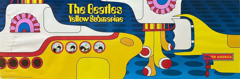 The Beatles Yellow Submarine Poster 12 x 36 – PosterAmerica