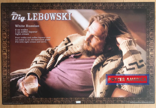 The Big Lebowski White Russian Poster 24 X 36