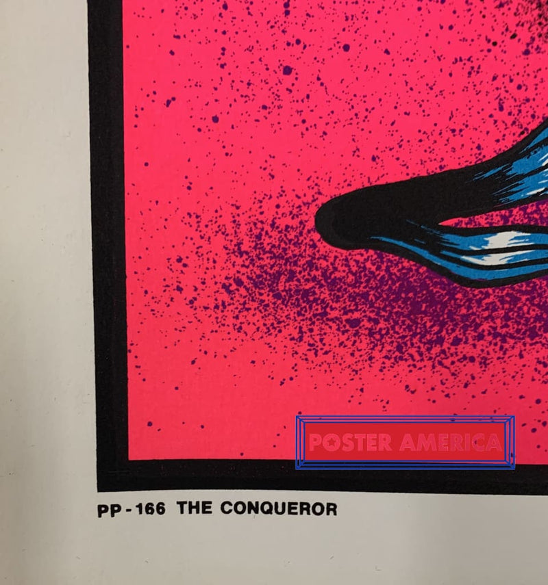Load image into Gallery viewer, The Conqueror Original 1970S Blacklight Poster 23 X 35

