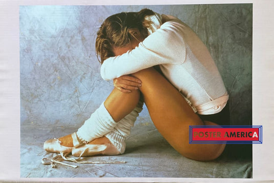 The Dance Is Over Vintage 1985 Ballerina Poster 23.5 X 3
