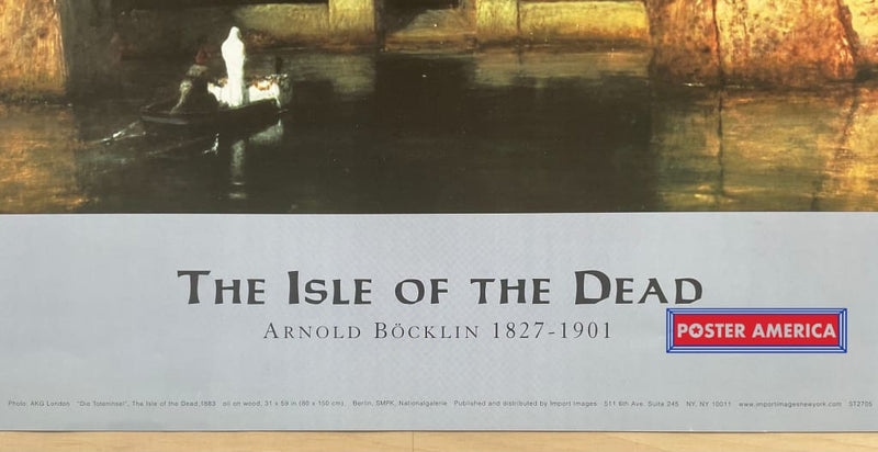 Load image into Gallery viewer, The Isle Of The Dead By Arnold Boklin Art Print 24 X 35 Poster
