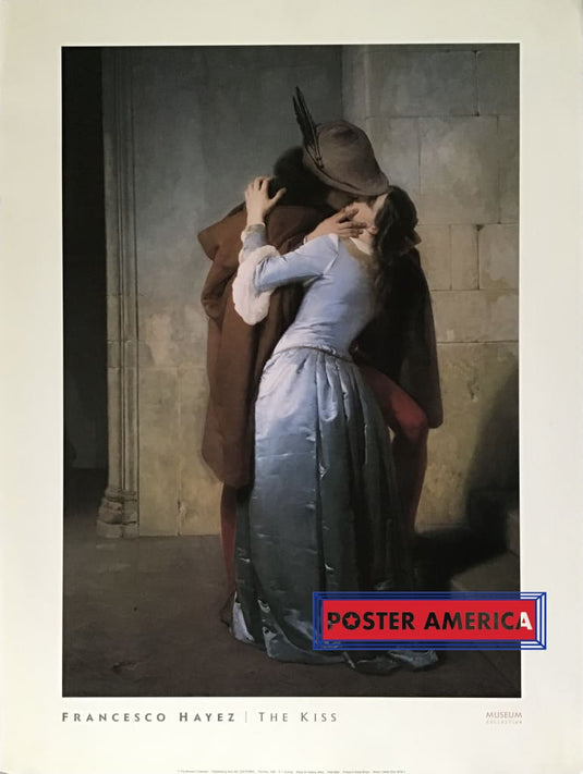 The Kiss 1859 By Francesco Hayez Museum Collection Reproduction Of A Painting Poster 23.5 X 31.5