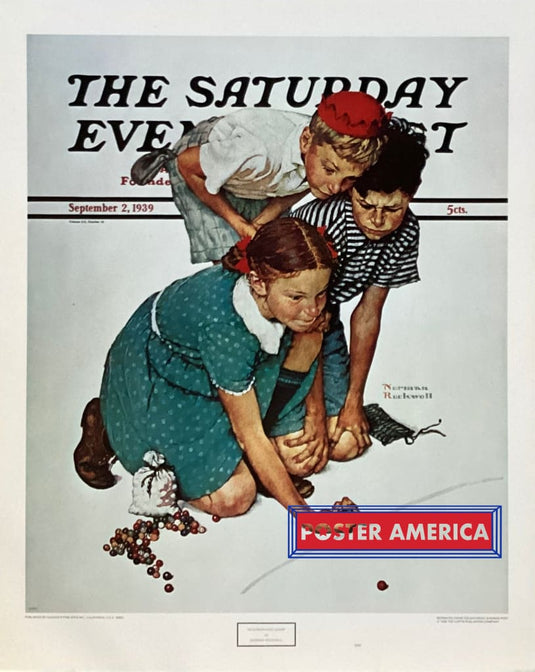 The Saturday Evening Post By Norman Rockwell Fine Art Print Poster