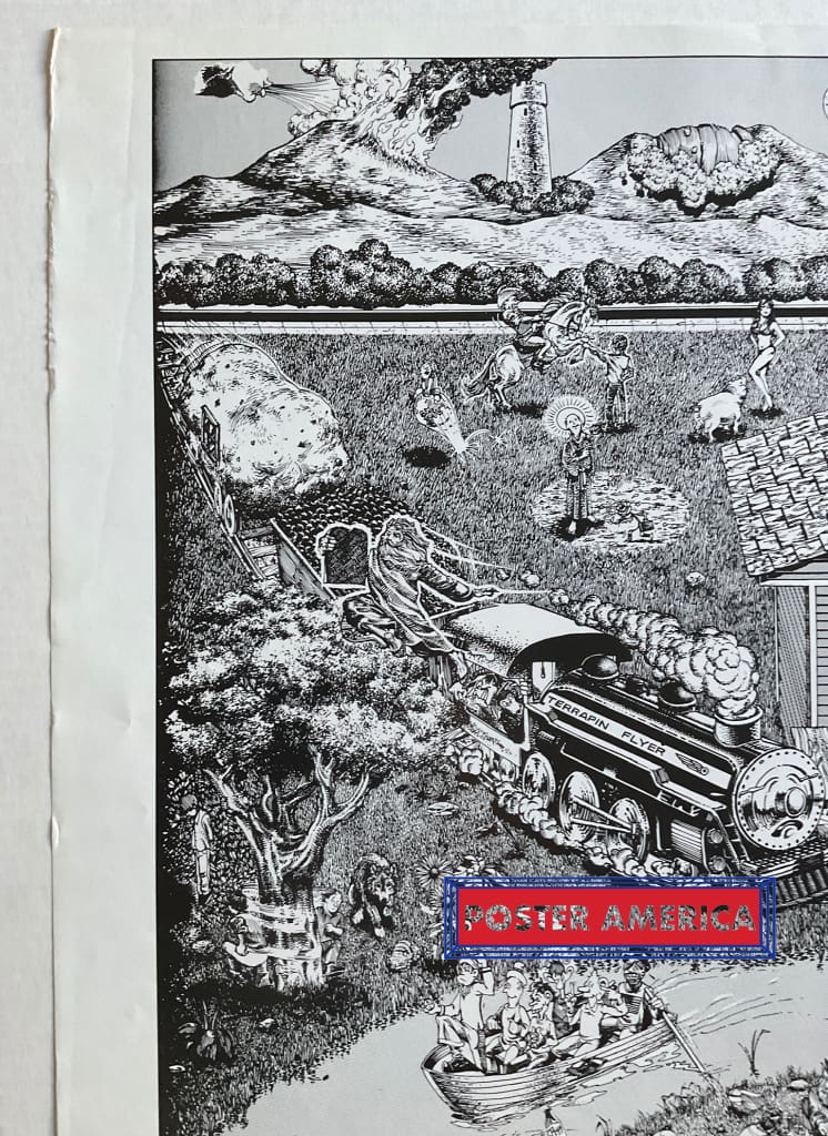 Load image into Gallery viewer, 100 Dead Songs Grateful Artwork Vintage 2000 22.5 X 34.5 Poster Vintage Poster
