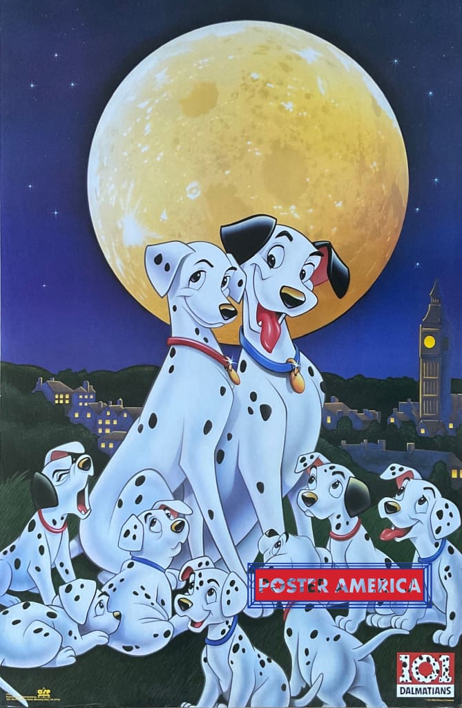 Load image into Gallery viewer, 101 Dalmatians Movie Out Of Print Artwork Poster 23 X 35
