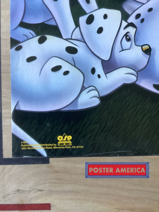 101 Dalmatians Movie Out Of Print Artwork Poster 23 X 35